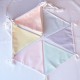 Pastel Colours Fabric Bunting 10m
